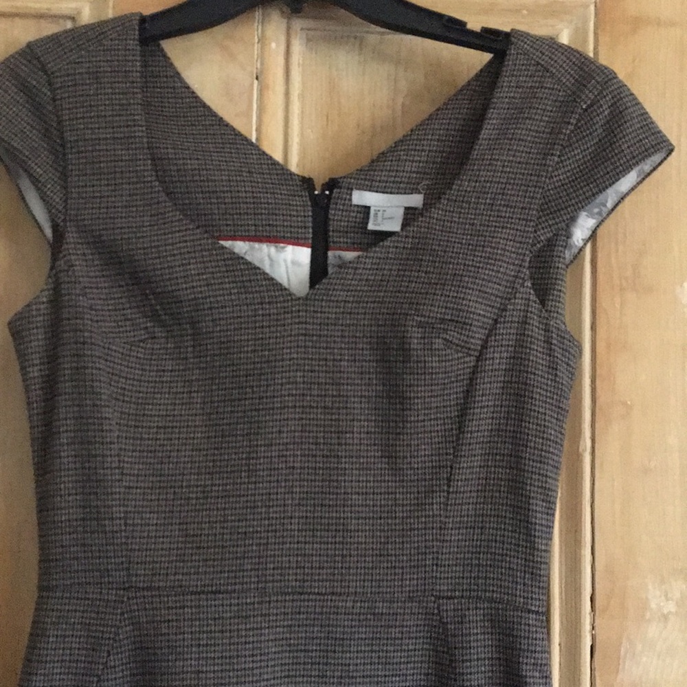 Light wool 3/4 length dress.
